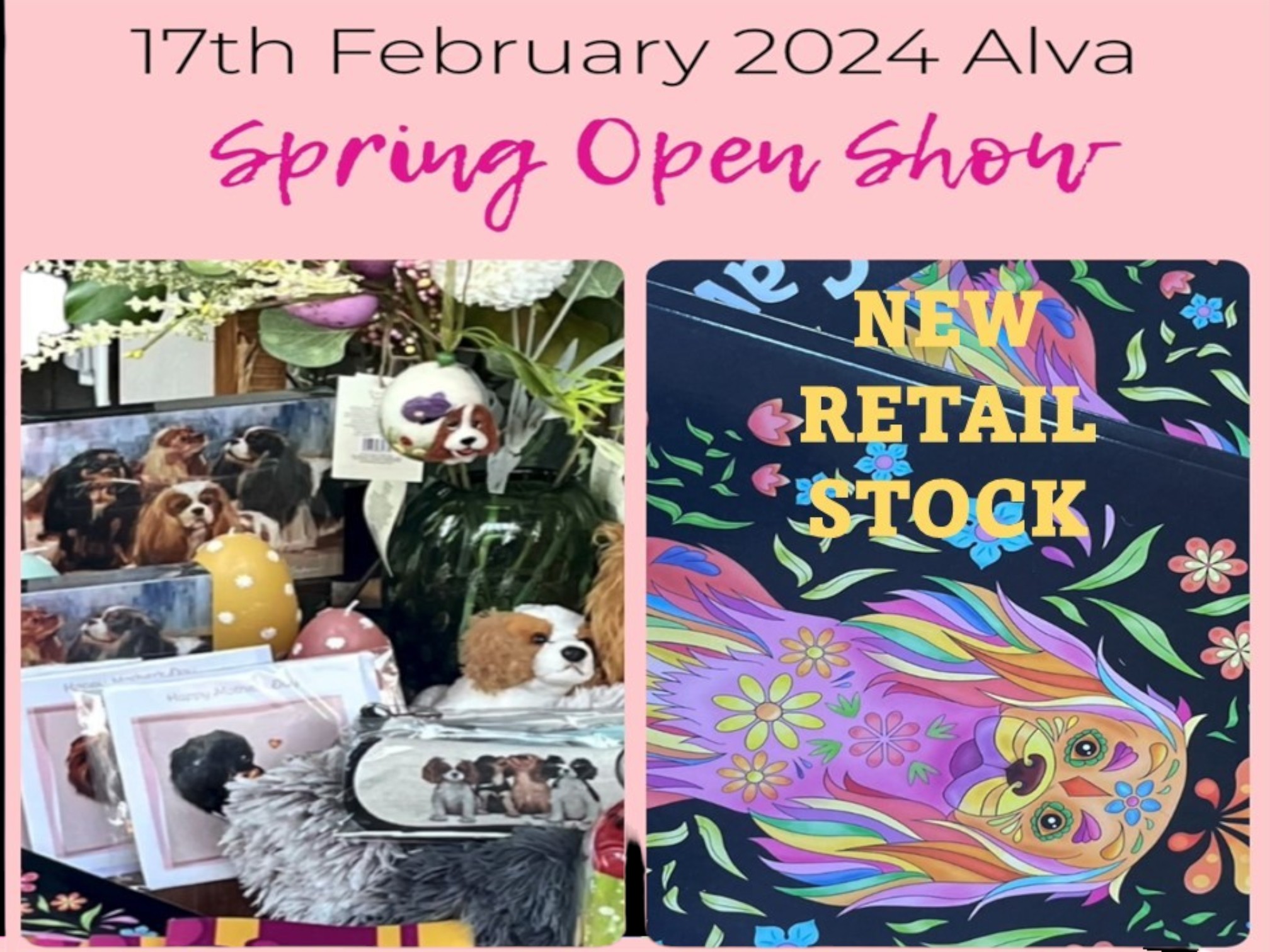 Enjoy a Little Retail Therapy at our SCKCSC Spring Open Show 2024
